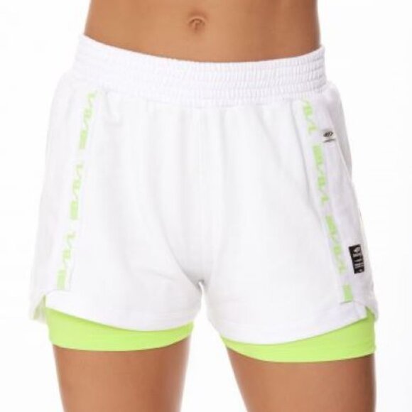 New White Athletic Shorts Size Medium - Picture 3 of 3